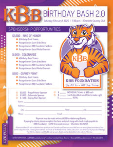 KBB Birthday Bash Sponsor Form